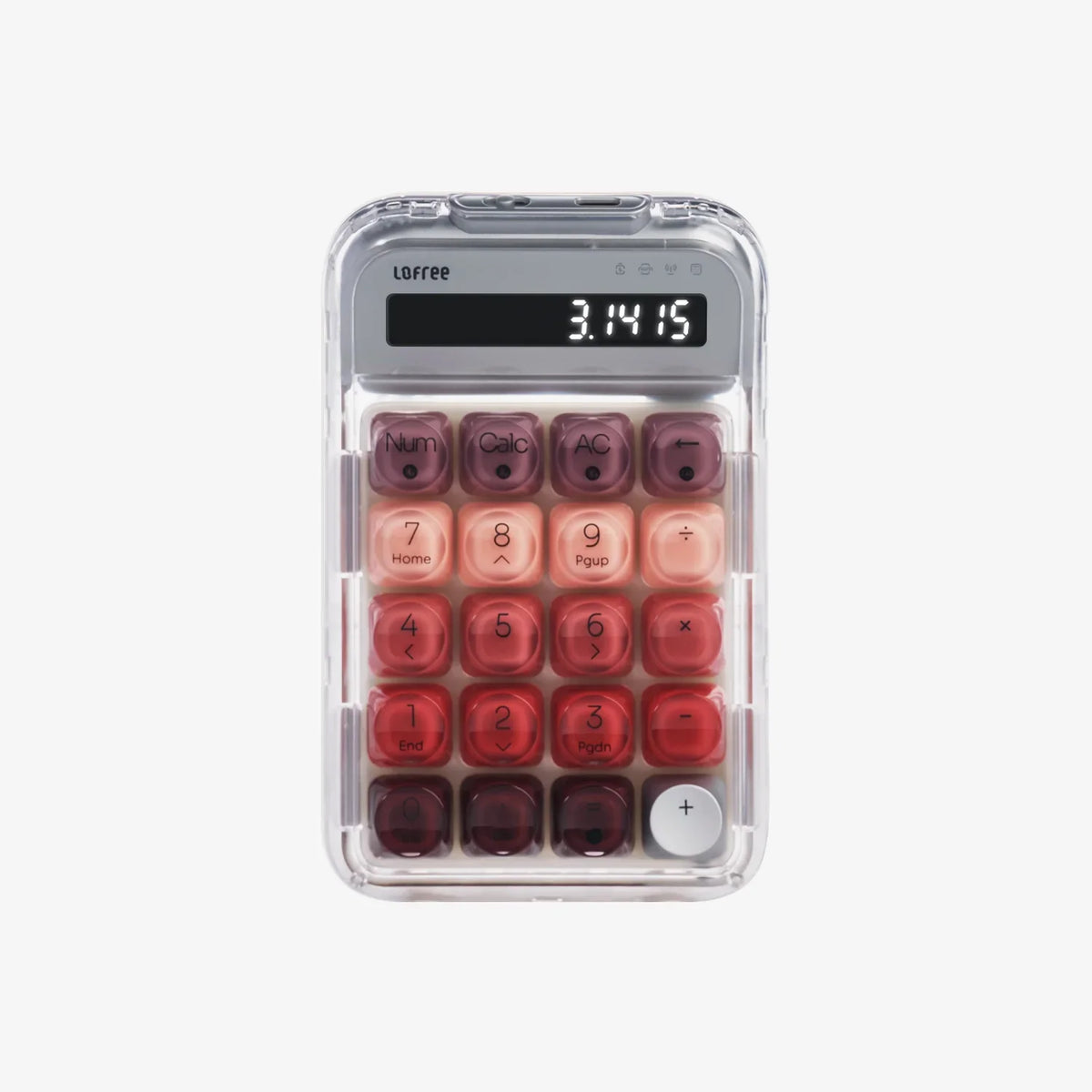 Lipstick Tri-Mode Wireless Numpad (Silver)